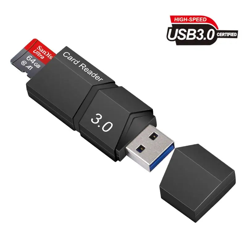 USB 3.0 Card Reader TF Micro SD Card Converter Smart High Speed USB 3.0 Memory Card Reader Kit For Windows/Mac