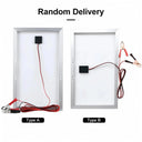 Portable Outdoor 12V Solar Panel Kit Complete 30W Power Rechargeable Solar Cell Generator For Home