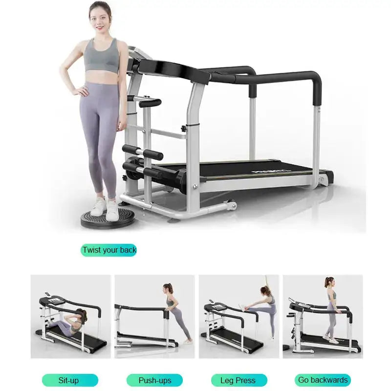 Walking Pad Portable Treadmill Silent Foldable Running Machine Home Office Fitness Equipment