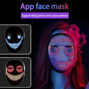 Bluetooth APP Control Smart LED Face Masks For Halloween