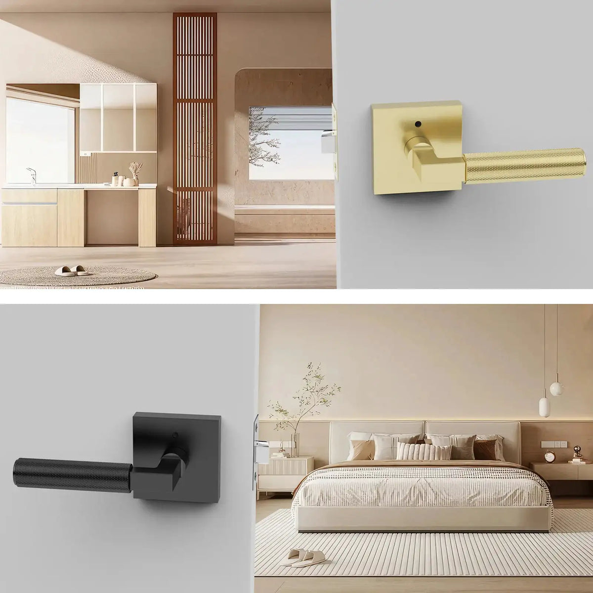 Interior Knurled Door Handle - Secure — product view 6