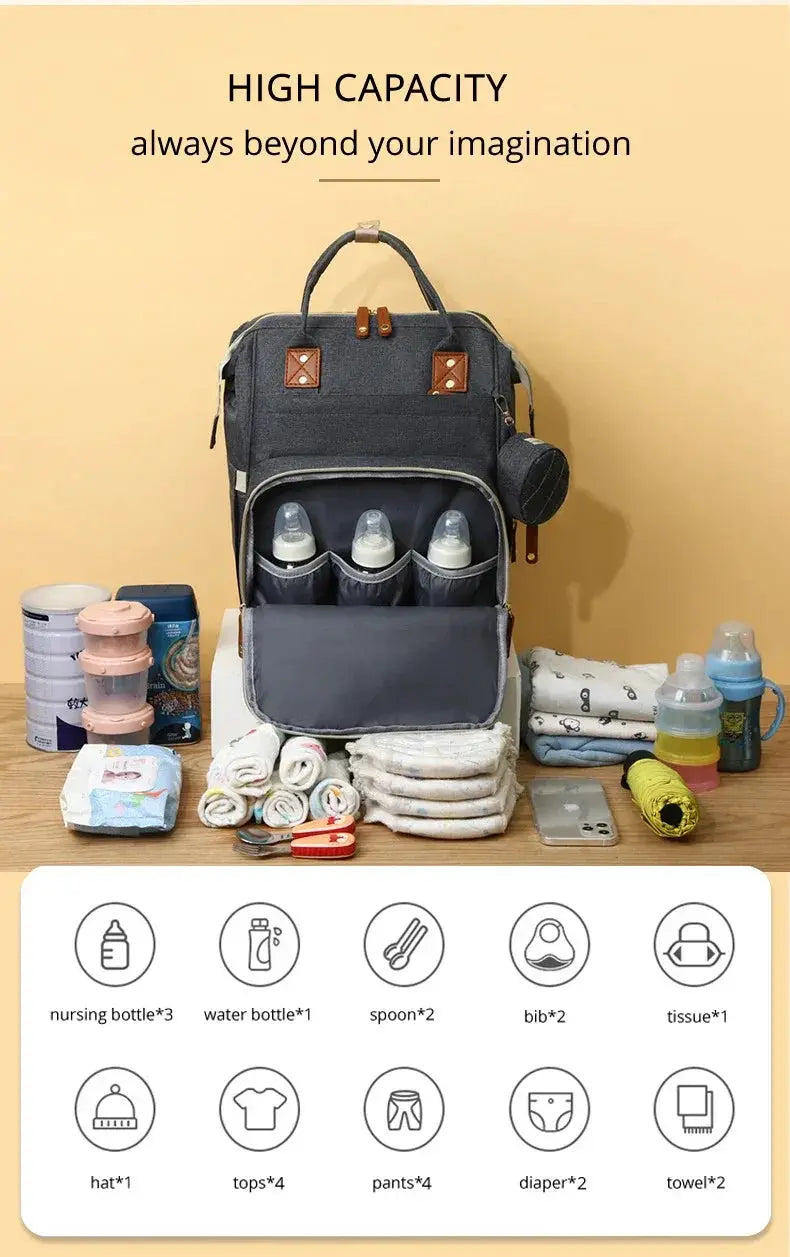 Waterproof Diaper Backpack for Parents — product view 13