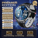 2026New Nursing-Grade AI ECG Smart Watch 1.53''Sapphire Glass Heart Rate Blood Lipid Uric Acid Monitor Bluetooth Call Smartwatch