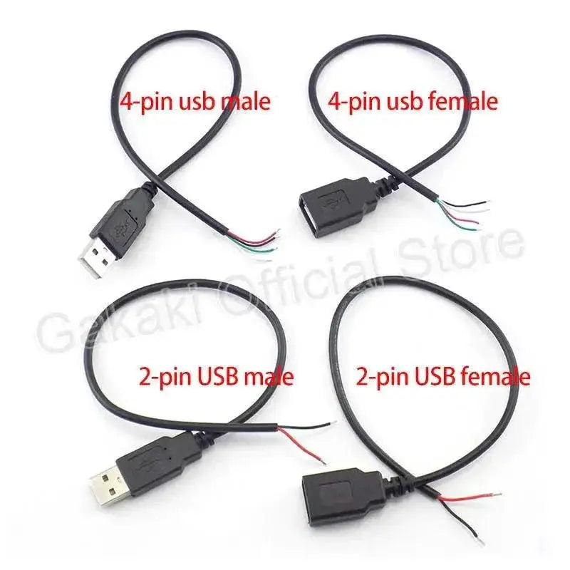 5V USB Cable Kit Ultimate DIY Charging Solution Kit