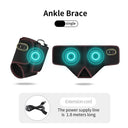 Electric Heating Massage Foot Ankle Support Foot Massager 3 Vibrating Brace Fixed Muscle Relaxation Sports Recovery