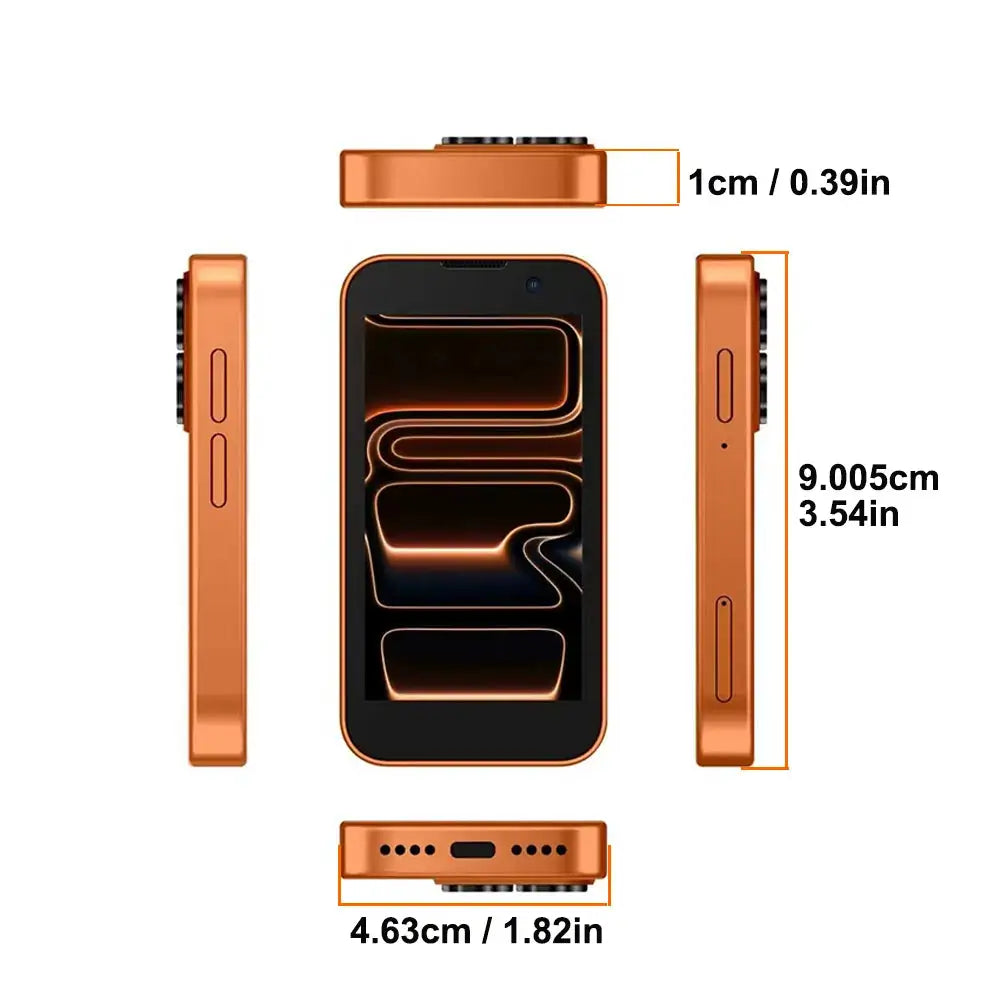 SOYES XS18Pro Mini Smartphone 3.0" Display 2GB RAM 16GB ROM Dual SIM Standby Dual Camera Android 9.0 Apps WiFi i17 Mini Phone