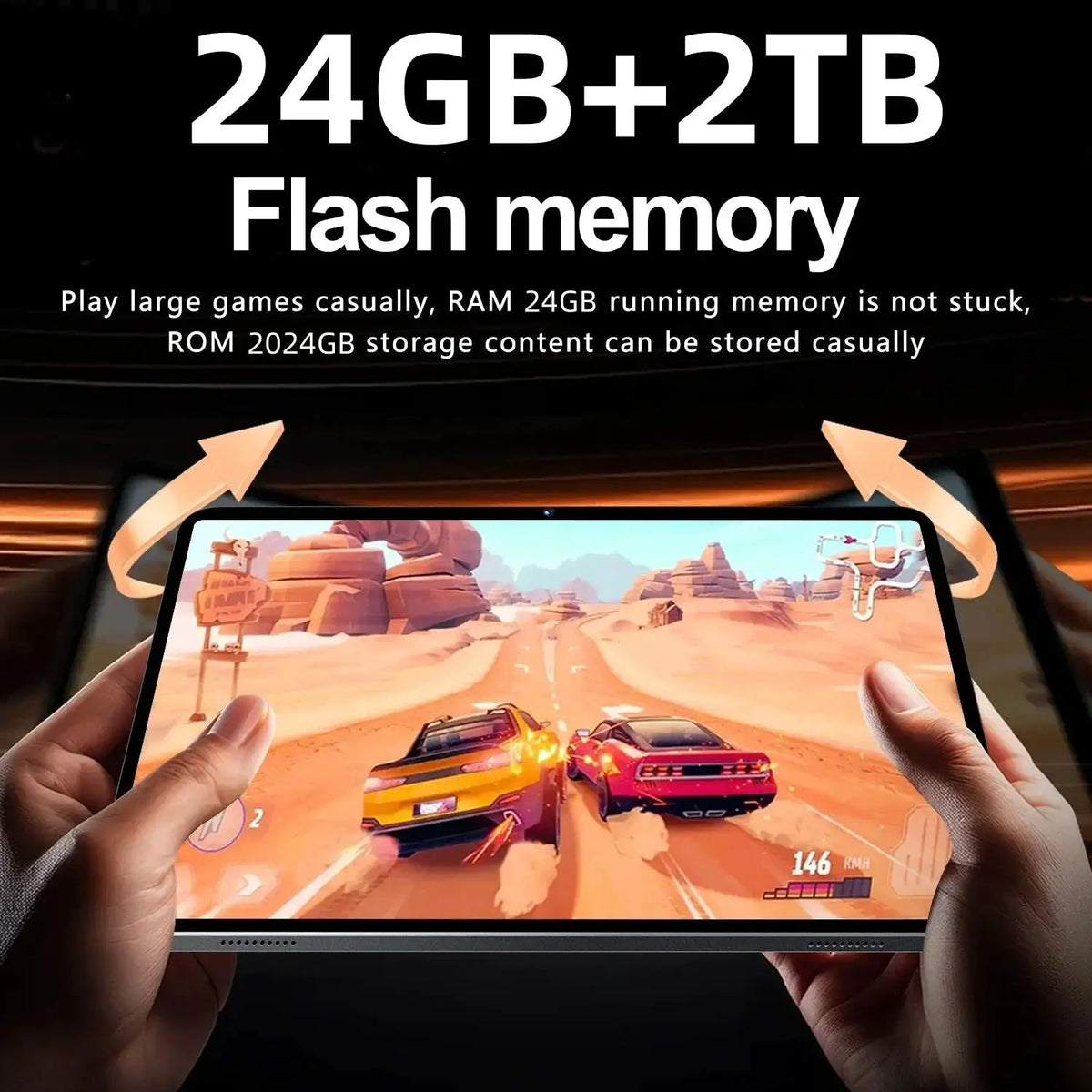 2026 S27 Ultra Tablet Android 16 GPS WIFI 24GB 2TB 20000mAh 5G Dual Card Snapdragon 8gen3 10 Core Original Android Tablet PC