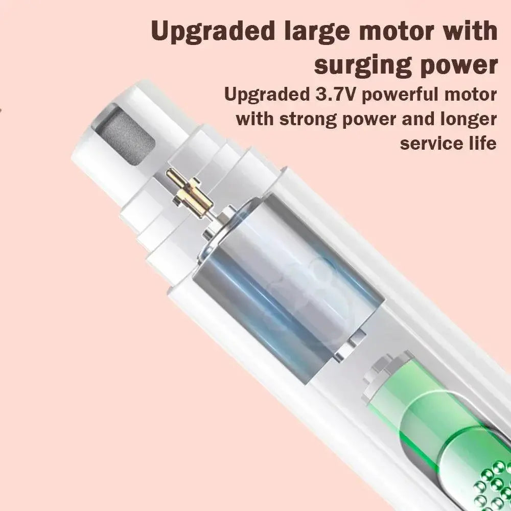 Pet Nail Trimmer Electric Rechargeable Grooming Tool