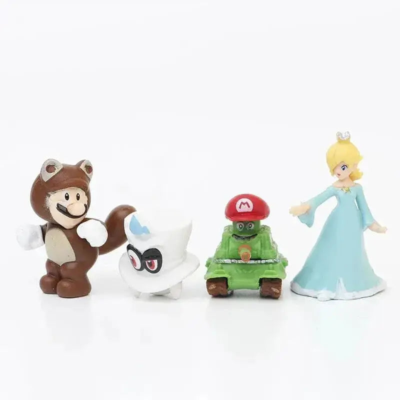 Bowser Anime Figures Set With Storage Bag Super Mario Bros