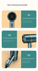 Professional Hair Dryer High Power Blue Light