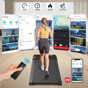Under Desk Walking Pad Treadmill With LED Display And App Control
