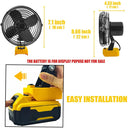 20V MAX Cordless Jobsite Fan Adjustable Portable Airflow