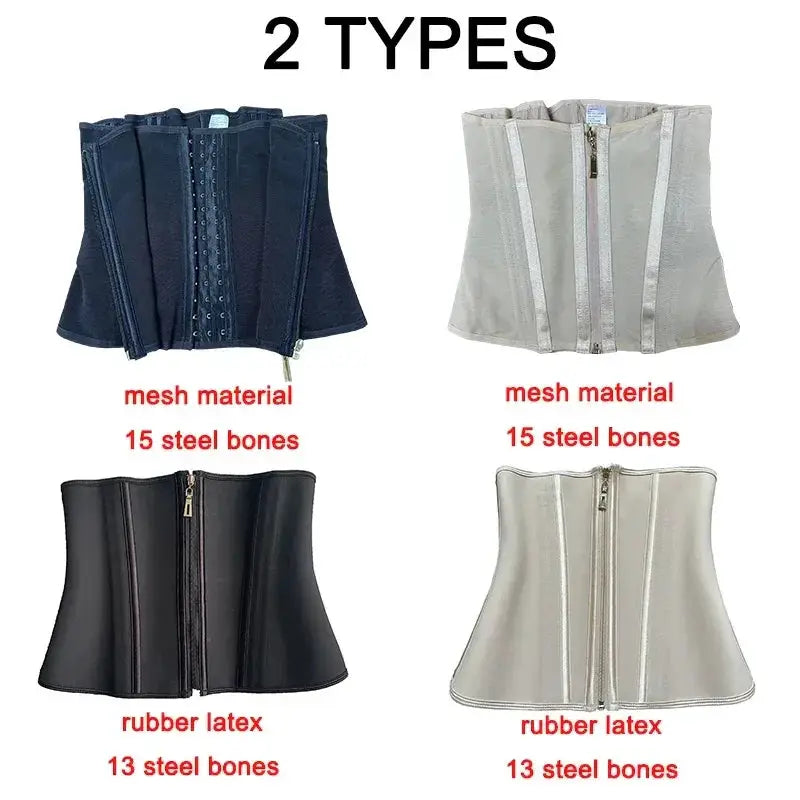 Double Compression Waist Trainer Girdle Slimming Shaper