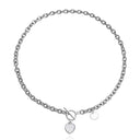 European And American Jewelry Cross Heart Pendant Necklace