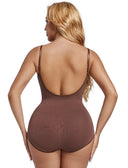 Seamless Backless Bodysuit Shapewear for Women Tummy Control
