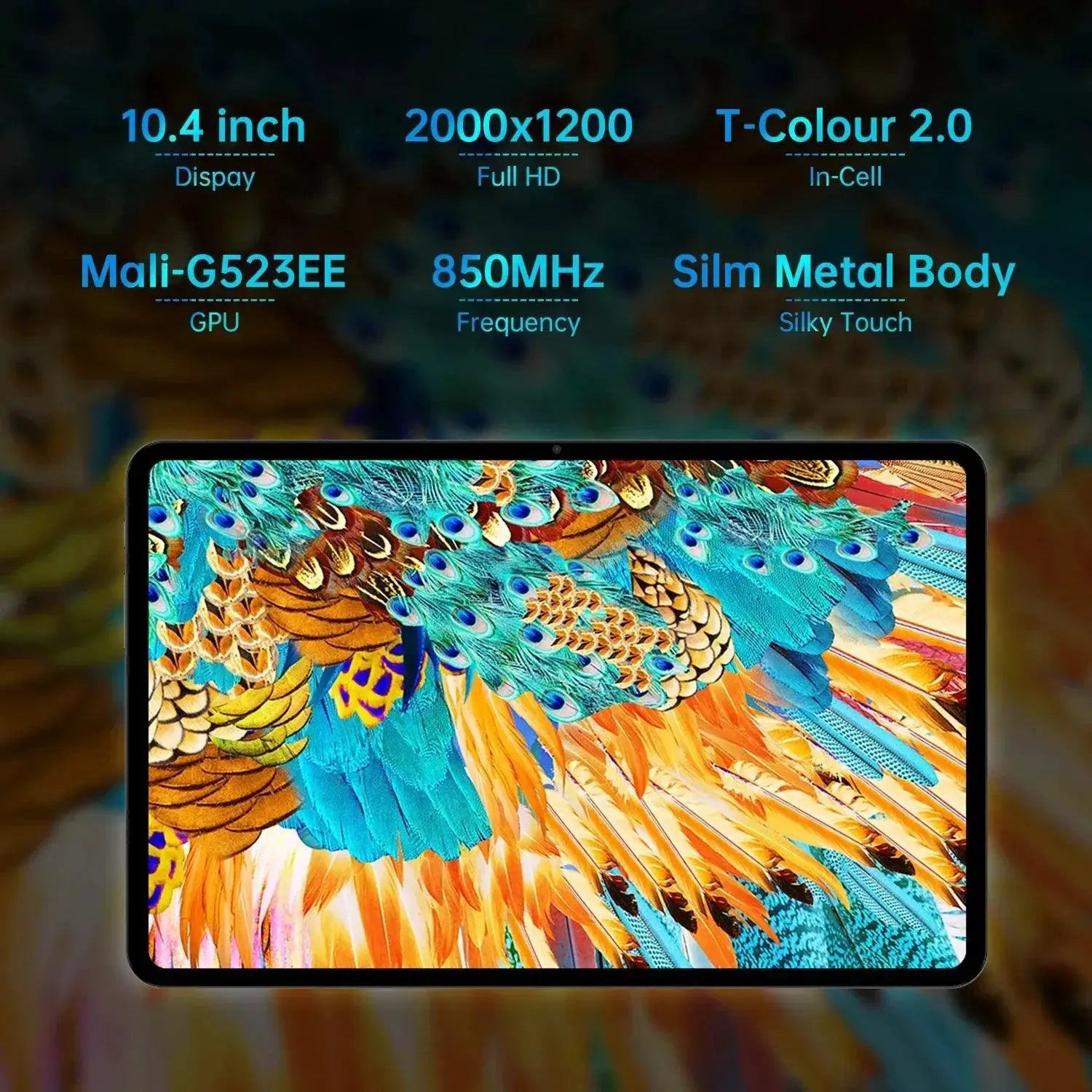 T40 Pro Gaming Tablet Android 12 2K Display 8GB RAM Power
