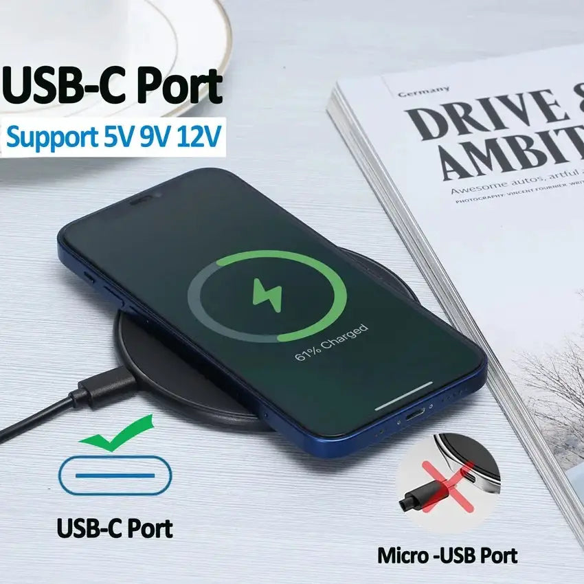 100W Fast Wireless Charger Pad For iPhone 15 14 13 12 X Pro Max 8 Samsung Galaxy S23 Xiaomi Wireless Charging Station Chargers