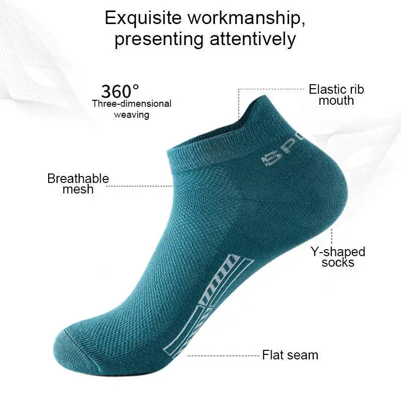 Premium HSS Mens Eco Friendly Athletic Socks Comfort 5 Pack