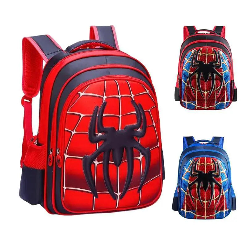 3D Spider King Kids Backpack Durable Stylish Spacious