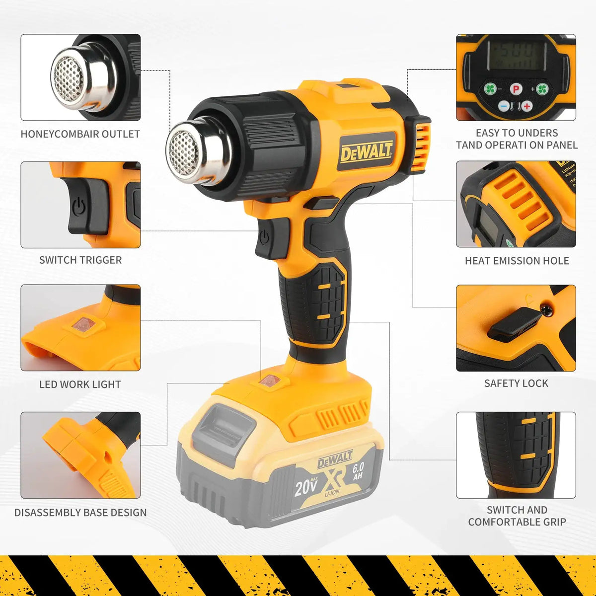 Superior Control Cordless Heat Gun