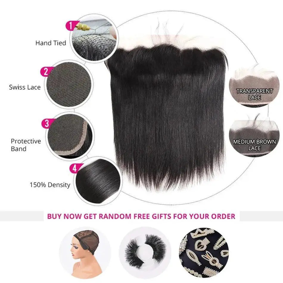 Luxury Peruvian Virgin Hair Extensions And Wig Kit Set