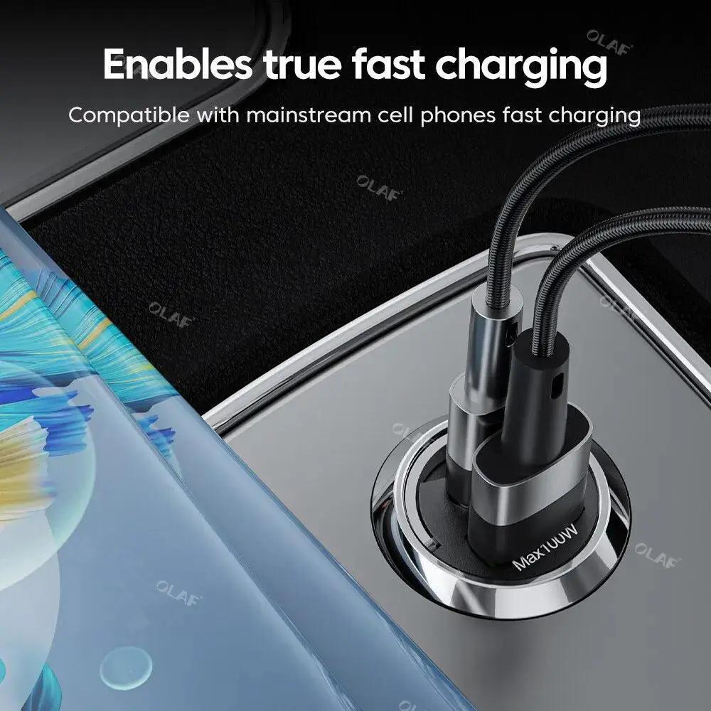 Olaf Mini Fast Charging Car Charger USB C Adapter Pro