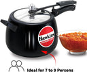 Pressure Cooker 6.5L Hard Anodised Efficient Cooking Easy Stirring