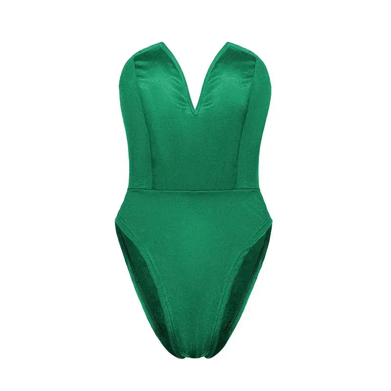Elegant Deep V Neck Bodysuit Shapewear for Women Collection