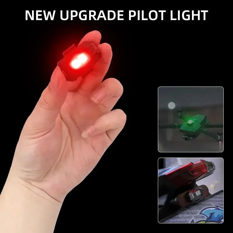 Universal LED Motorcycle Warning Lights 7 Colors USB Strobe