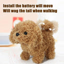 Lifelike Interactive Plush Robot Dog Adorable Companion Toy