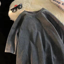 Vintage Oversized Acid Wash Tee Retro Chic Loose Fit Top