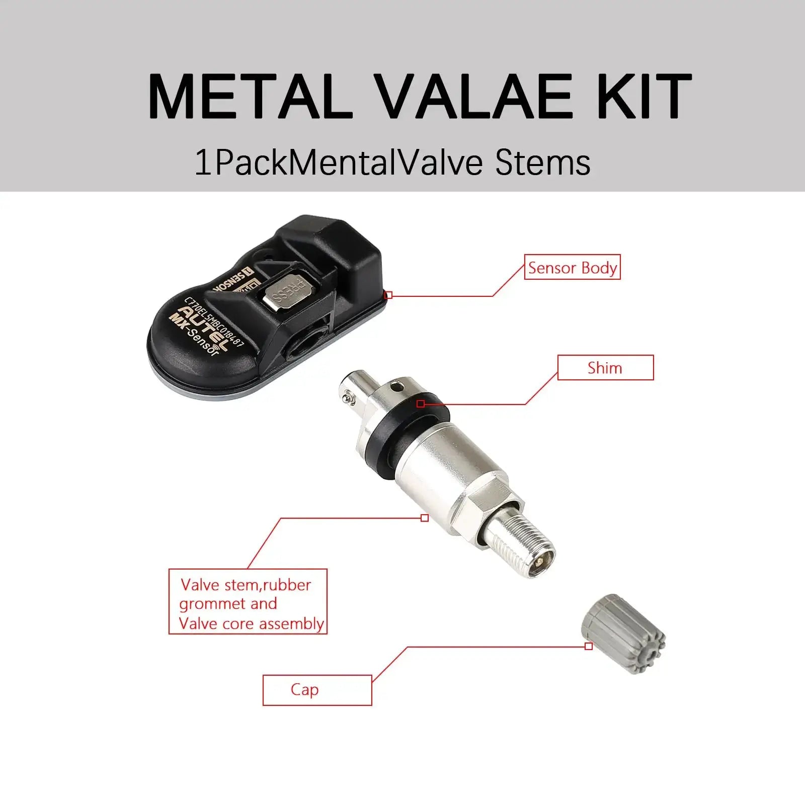 Autel MX Sensor Dual Frequency TPMS Tire 315MHZ 433MHZ