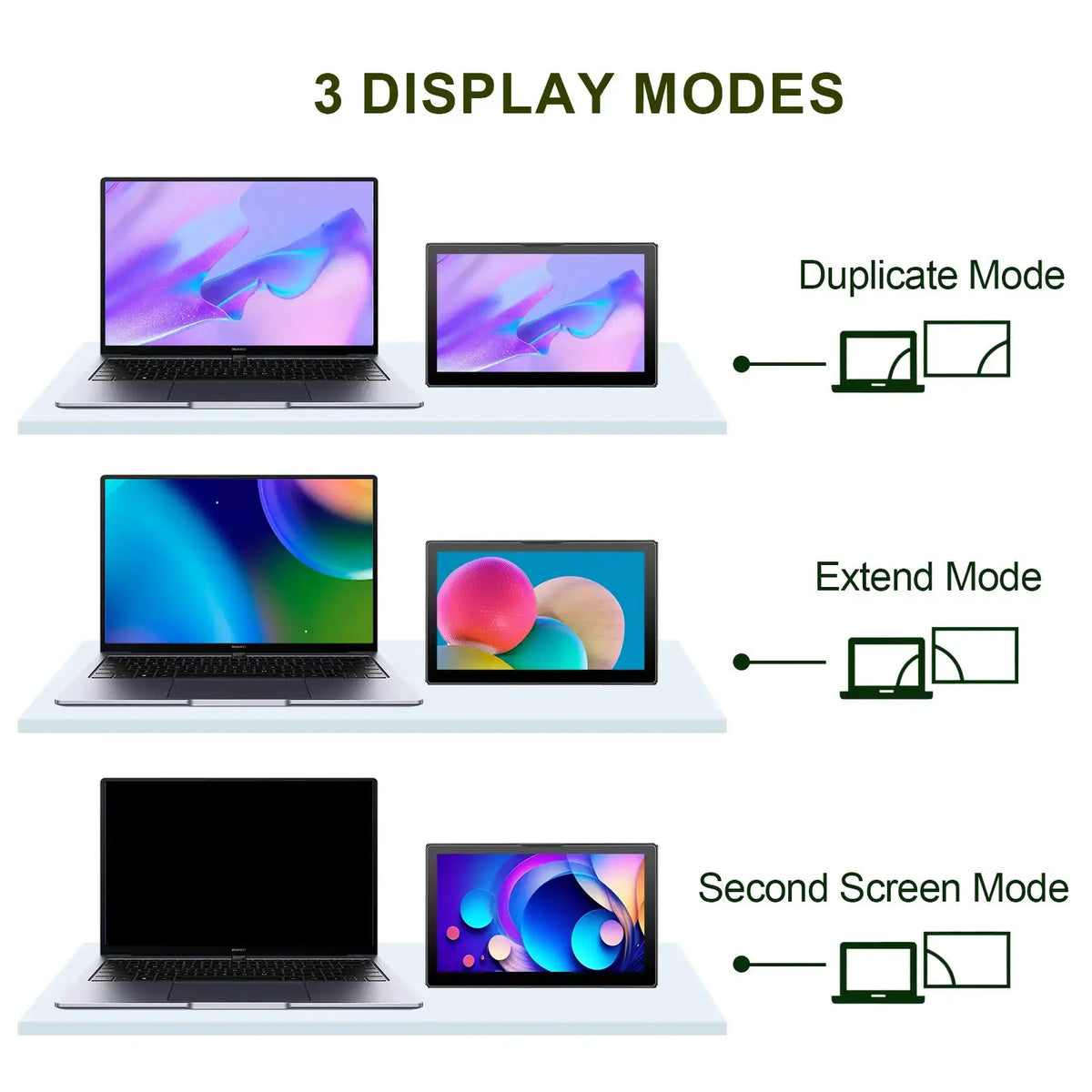 Unew Premium 6 inch 1920x1080 60Hz Mini Monitor - Portable Second Screen for Computer, Car & DIY System 【USA Warehouse】