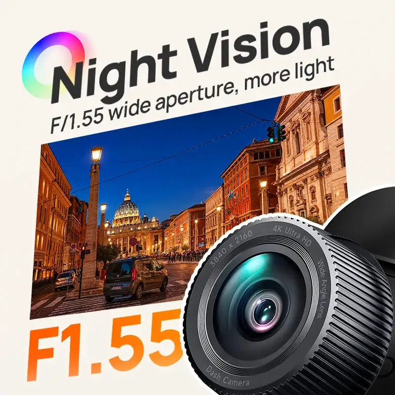Global Version 70mai Dash Cam A800Nano 4K Image Front Cam HDR Wi-Fi GPS ADAS 24H Parking 70mai A800 Nano True 4K Car DVR