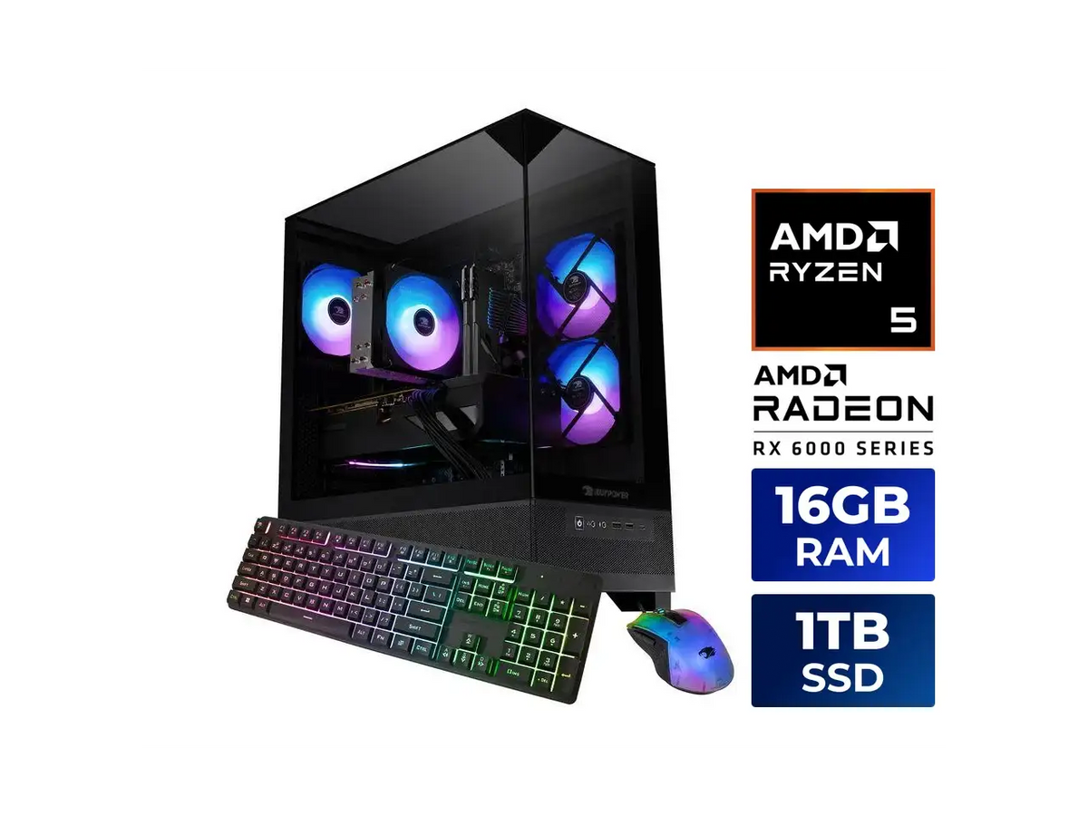 Ibuypower Element Se Gaming Pc Desktop Computer Amd Ryzen — product view 1