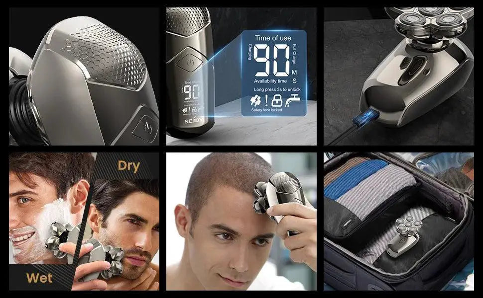 Sejoy Cordless Head Shaver for Men — product view 10