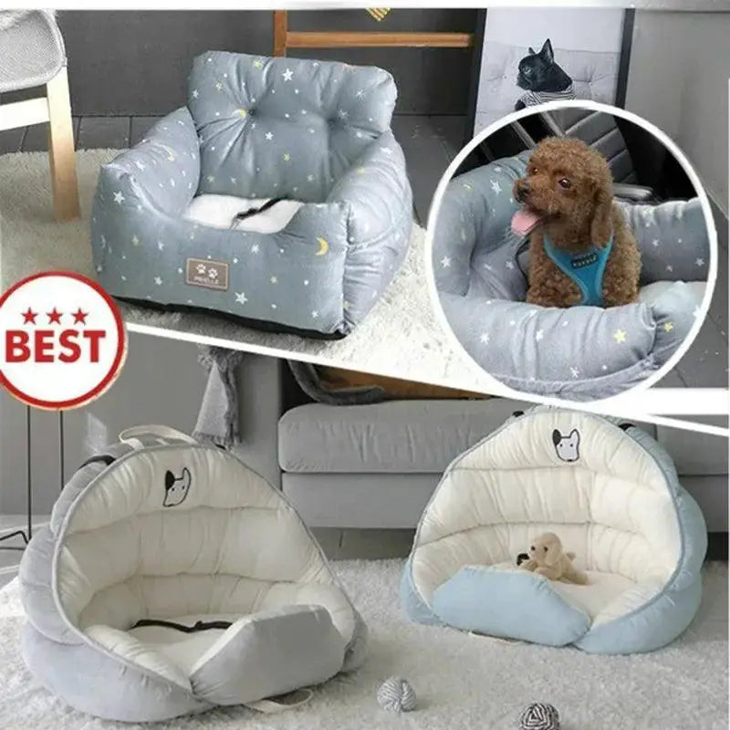 PawGuard Pet Carrier Car Seat Pad Safe And Stylish Travel