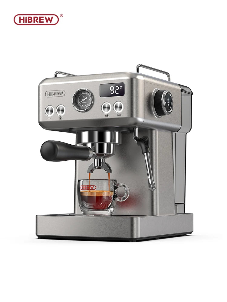 HiBREW Semi Automatic Espresso Coffee Machine Temperature — product view 1