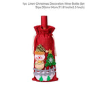 Wine Bottle Covers for Christmas Decor