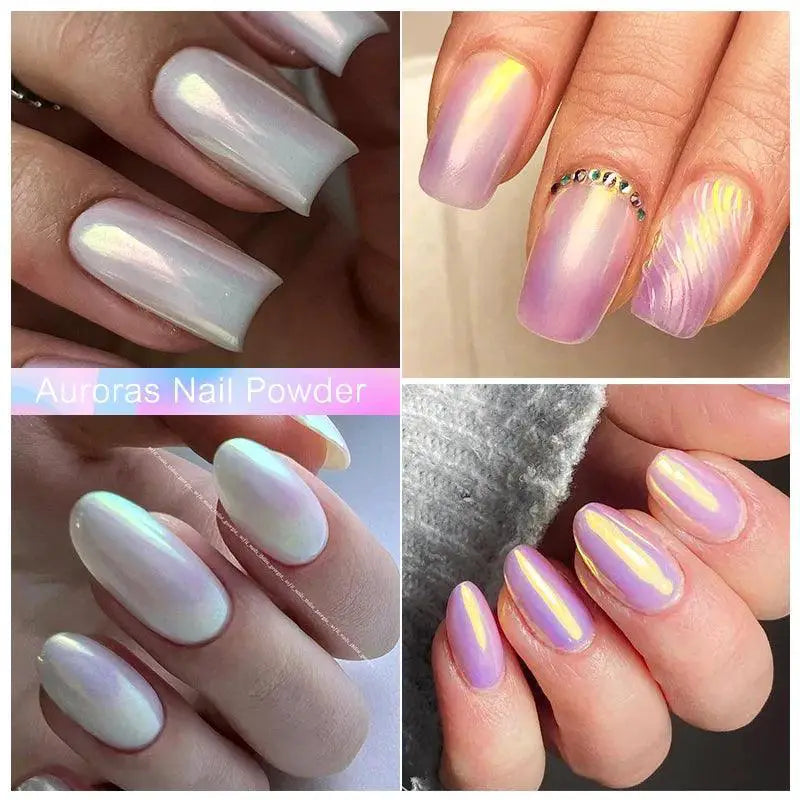 Aurora Nail Glitter Powder Kit For Stunning Nail Art