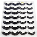 3D Mink Fluffy Eyelashes Variety Pack for Eye Looks