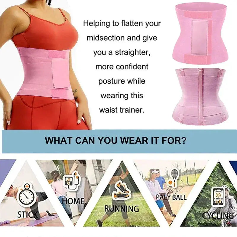 AfruliA Waist Trainer Slimming Tummy Trimmer Support