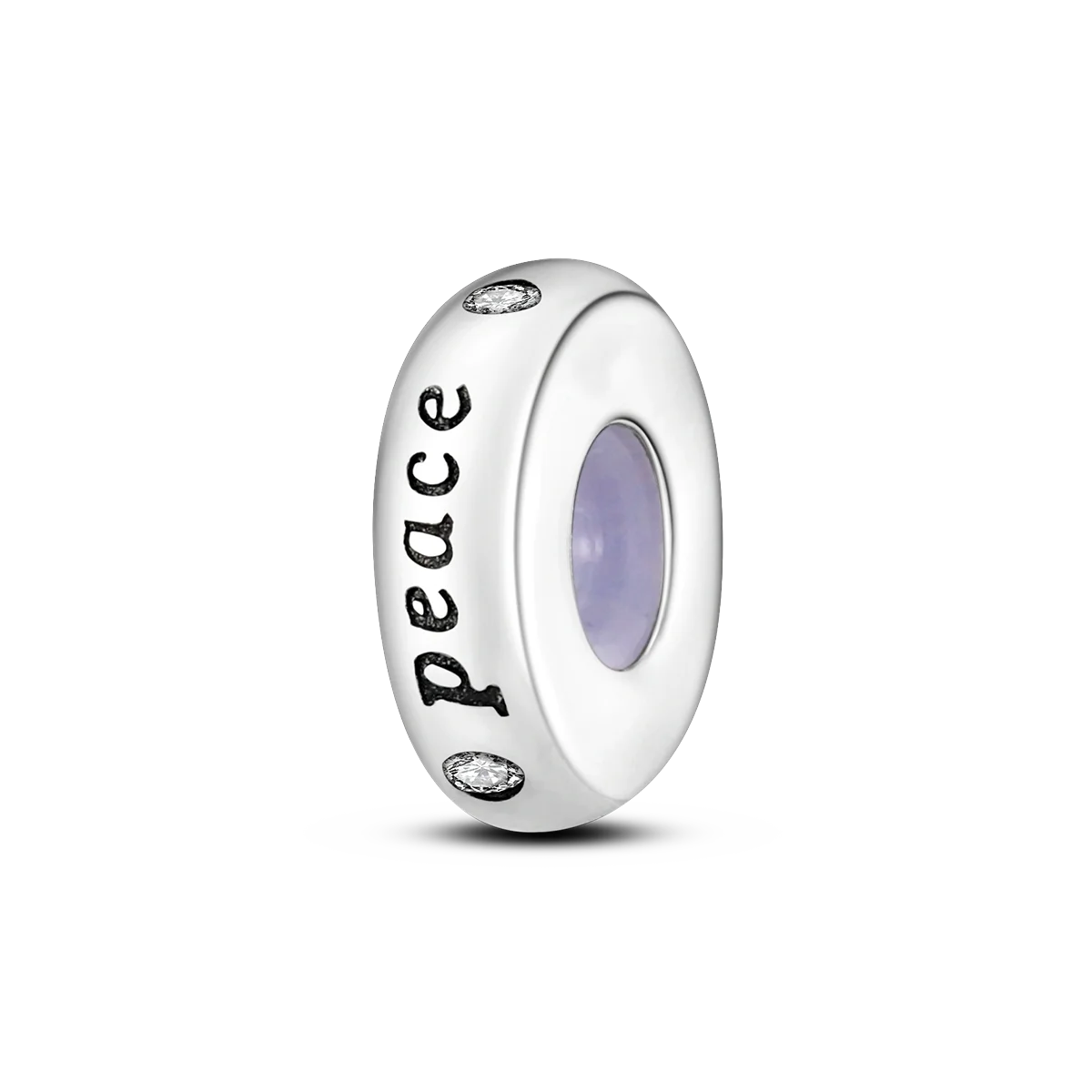 Silicone Spacer Beads Silver Plated