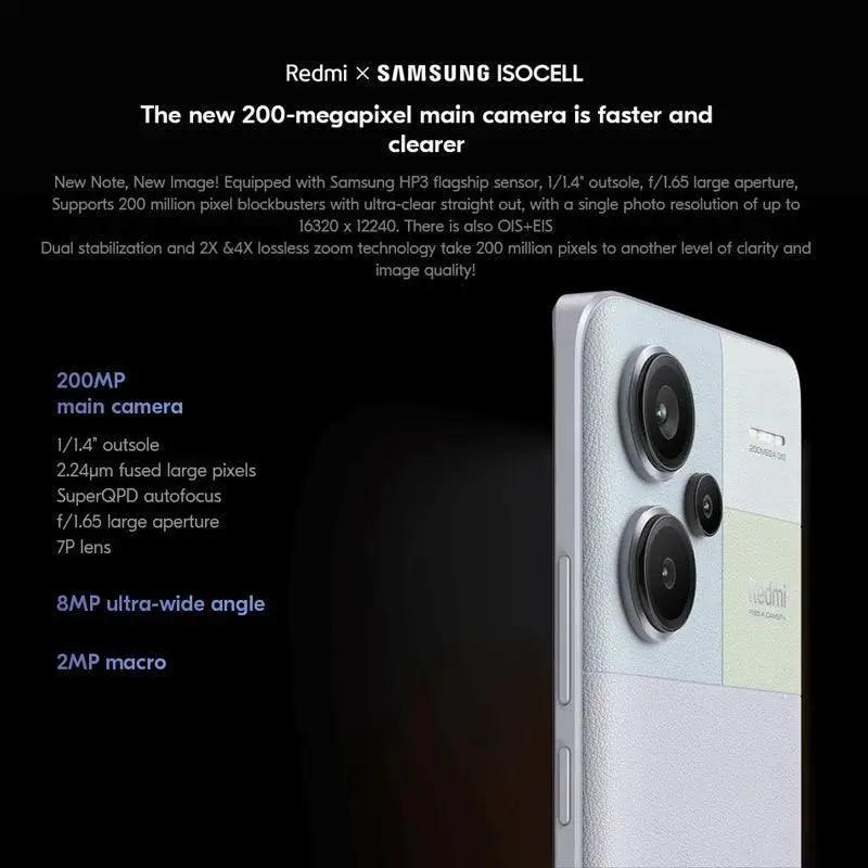 Redmi Note 13 Pro Plus Global ROM 5G Smartphone 200MP Camera