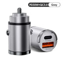 PD Fast Car Charger Dual Chips For iPhone Samsung Huawei