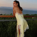 Flattering Lace Dress For Women Summer