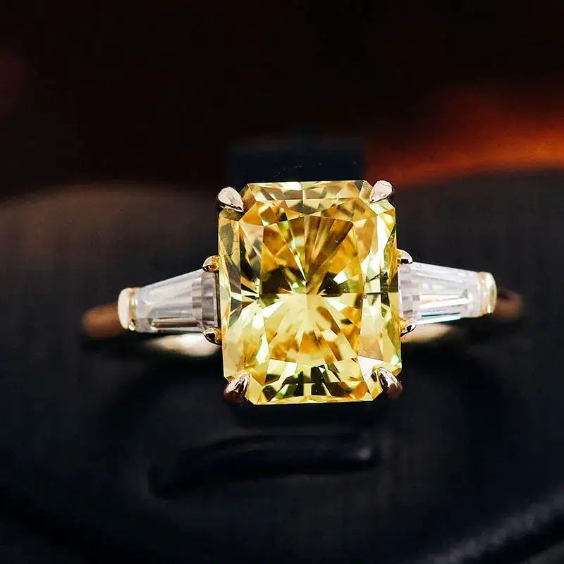 Sterling Silver Lab Diamond Ring — product image 2