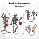 H Skeleton Lights Set Outdoor Halloween Decorations