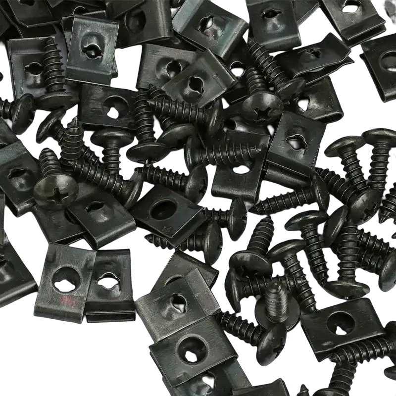Mixed Car Motorcycle U Type Clip Fastener Set Durable Iron