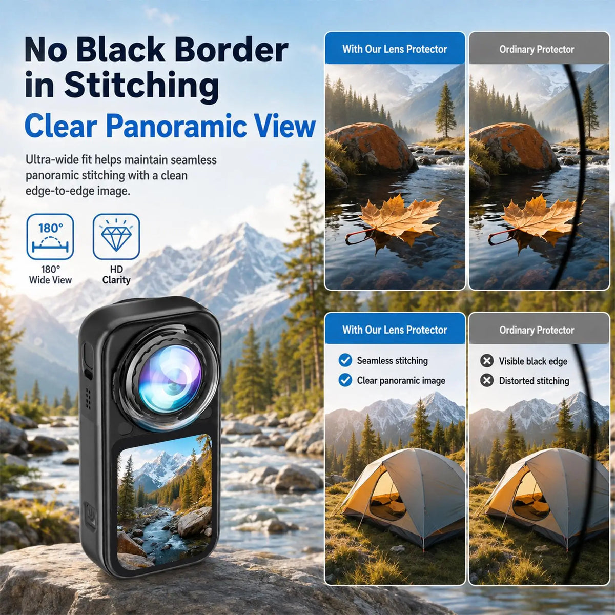 Puluz Rotation Lock Optical Tempered